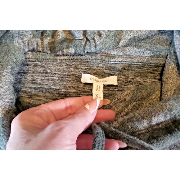 Maurices Leopard Cowl Drawstring Neck  Long Sleeve Buttery soft Set - Picture 13 of 14